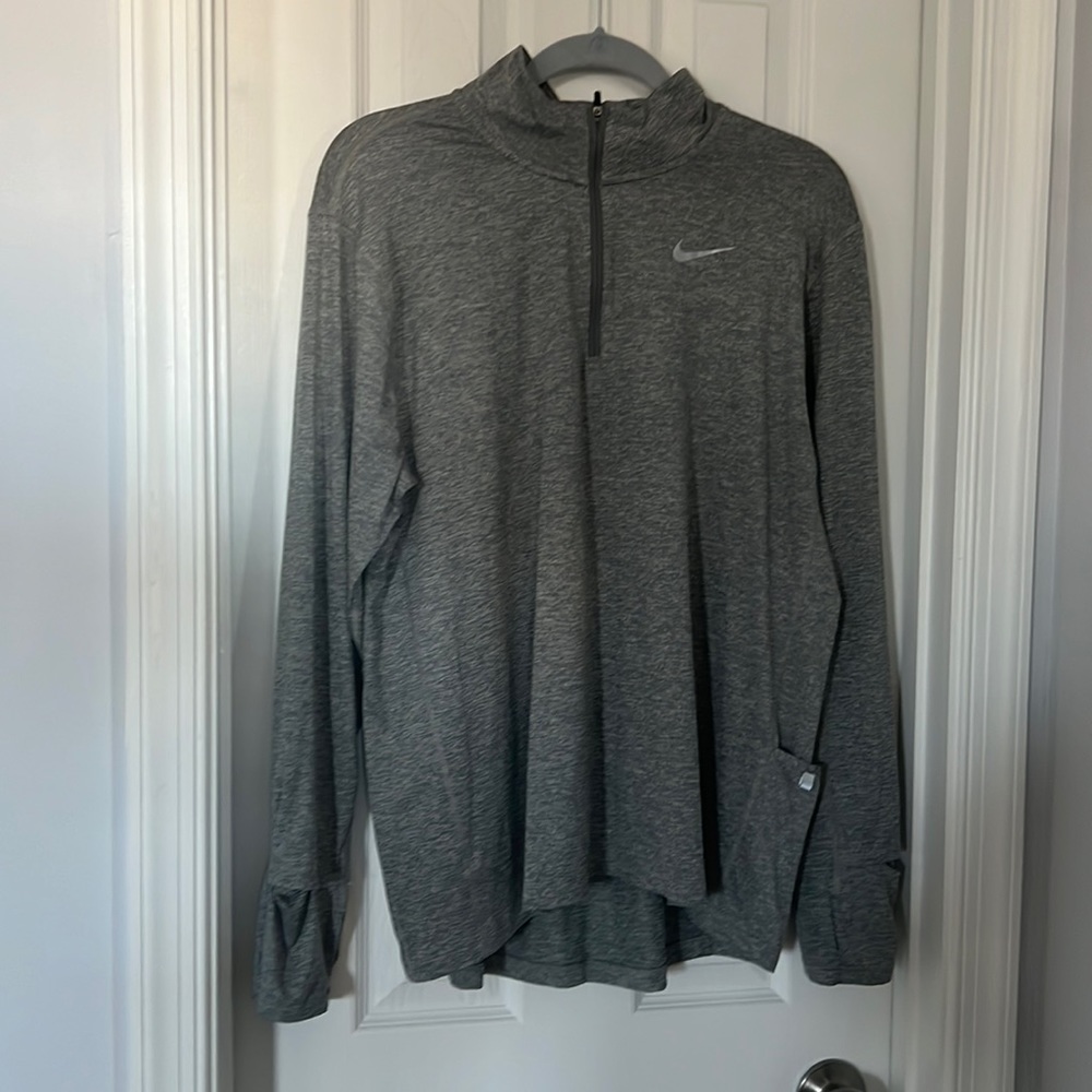 Nike long sleeve light weight half zip top